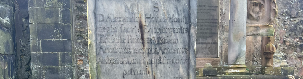 Gravestone of Alexander Henderson, Scottish Covenanter